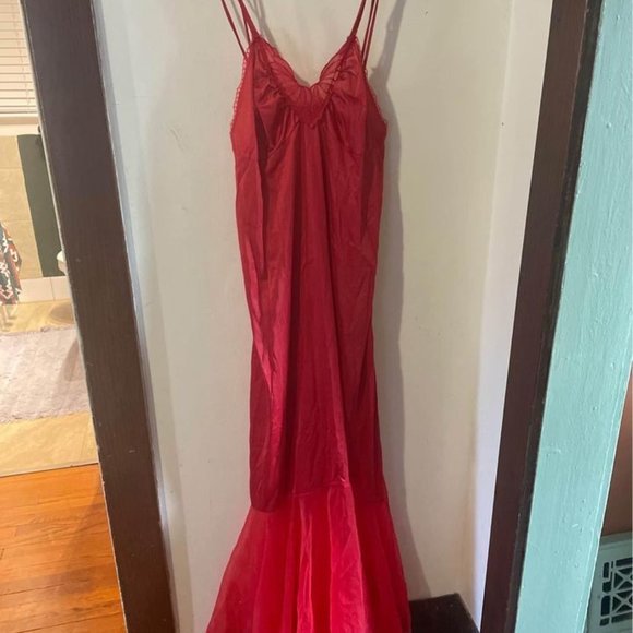 Vintage Red Valentines Lingerie - Picture 1 of 3